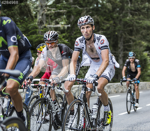 Image of Jens Voigt on Col du Tourmalet - Tour de France 2014