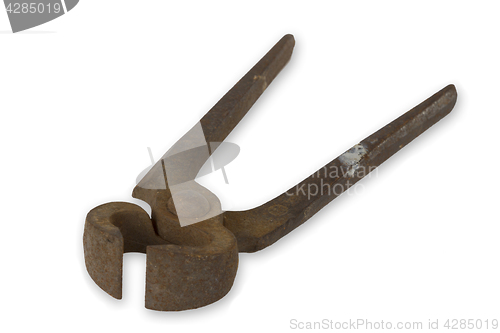 Image of Old rusty plier