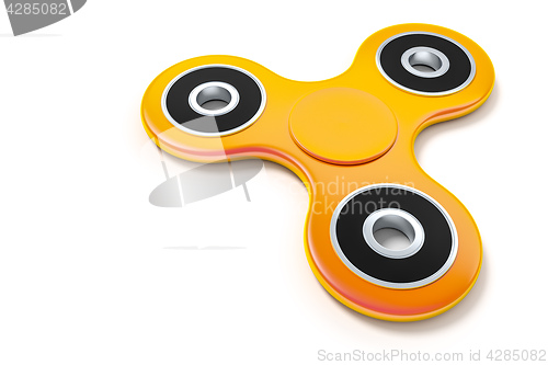 Image of orange fidget spinner