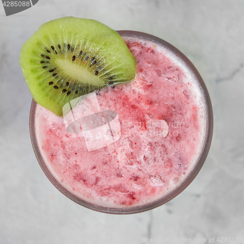 Image of Strawberry smoothie with kiwi