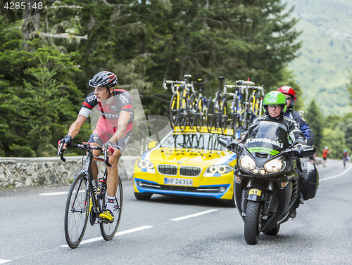 Image of Marcus Burghardt on Col du Tourmalet - Tour de France 2014