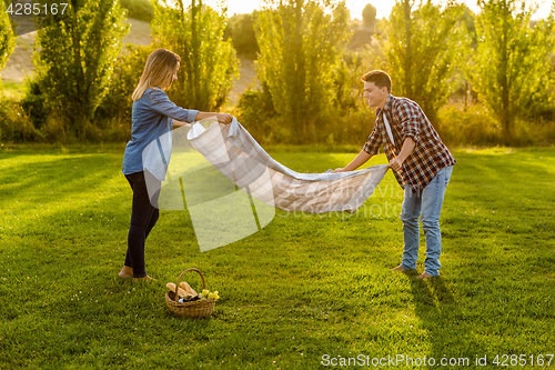 Image of A lovely day for a picnic