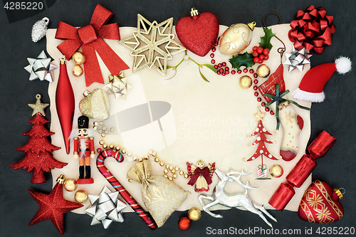 Image of Christmas Background Border