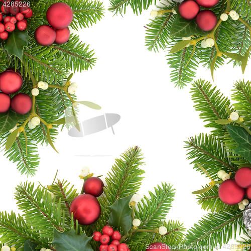 Image of Christmas Background Border