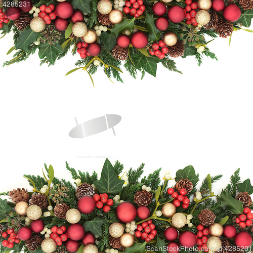 Image of Christmas Background Border