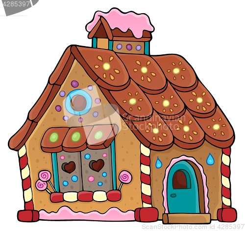 Image of Gingerbread house theme image 1