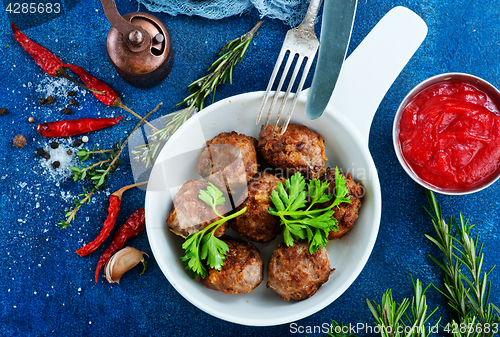 Image of fried meatballs