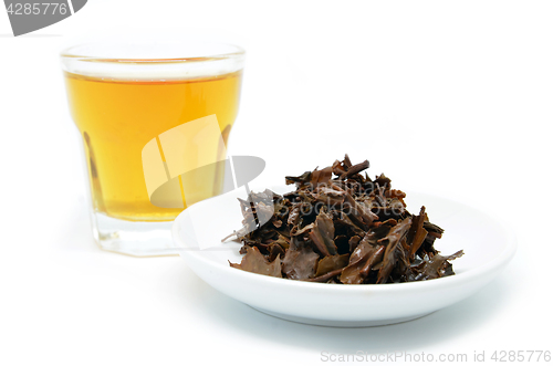 Image of Tea in a glass cup