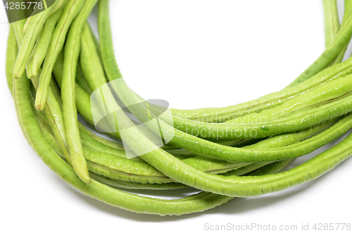 Image of Bunch of fresh long bean i