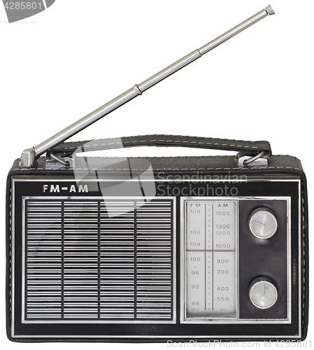 Image of Old Portable Radio Cutout