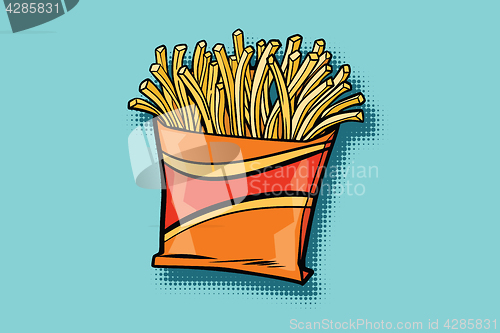 Image of French fries fast food
