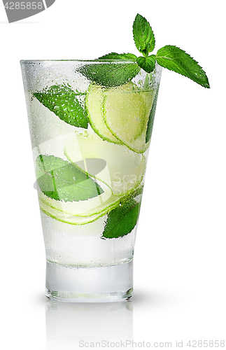 Image of Mojitos in sweaty glass