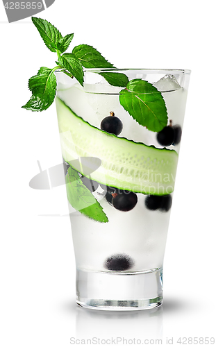 Image of Cucumber currant and mint lemonade