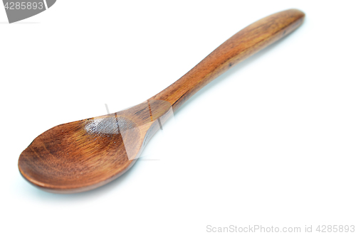 Image of Wooden spoon isolated