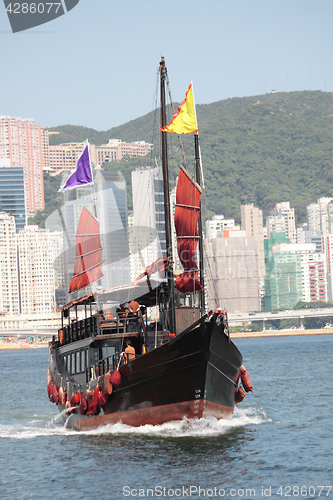 Image of Hong Kong junk boat 