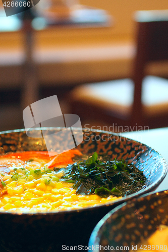 Image of noodle in japanese style on table