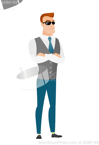 Image of Confident businessman in sunglasses.