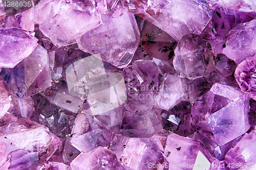 Image of amethyst natural background