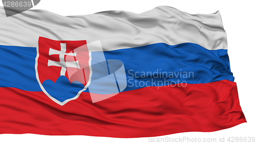 Image of Isolated Slovakia Flag