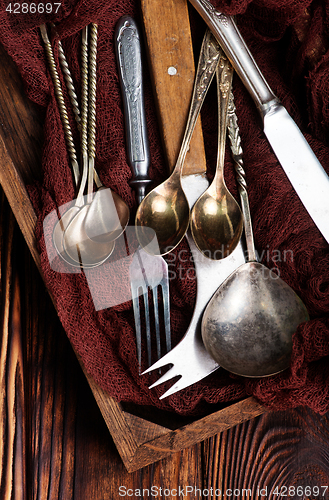 Image of vintage kitchen supplies