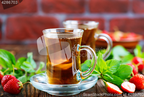 Image of strawberry tea