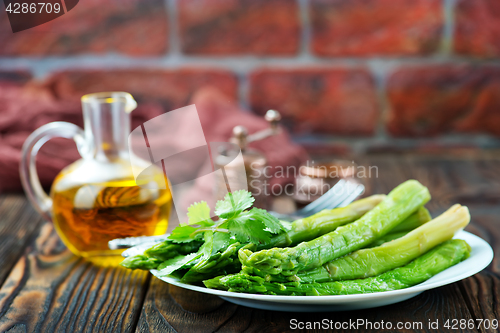 Image of fried asparagus