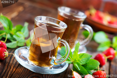 Image of strawberry tea