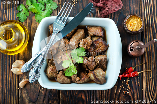 Image of fried liver