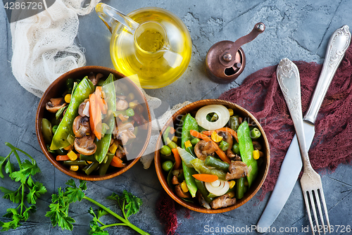 Image of fried mix vegetables