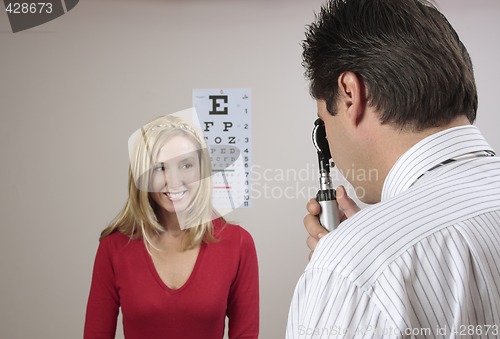 Image of Eye examination checkup