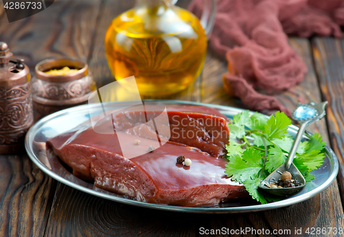 Image of raw liver