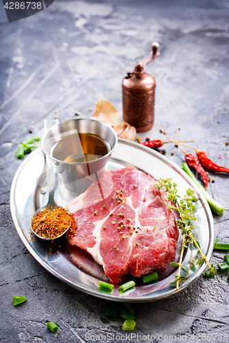 Image of meat with spice