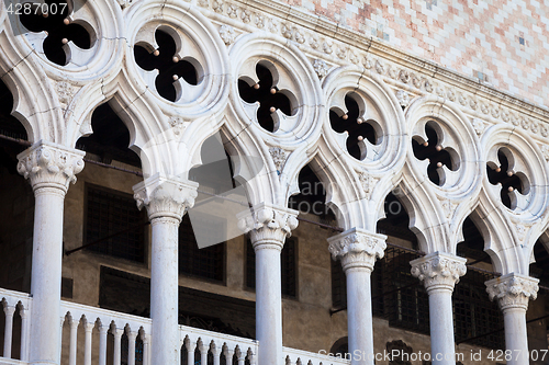 Image of Venice, Italy - Columns perspective