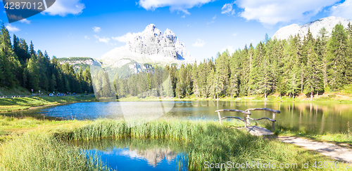 Image of Mountain landscape of Dolomiti Region, Italy.