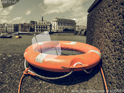 Image of Vintage looking Lifebuoy