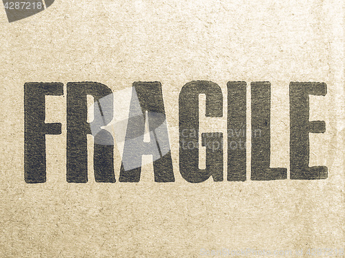 Image of Vintage looking Fragile