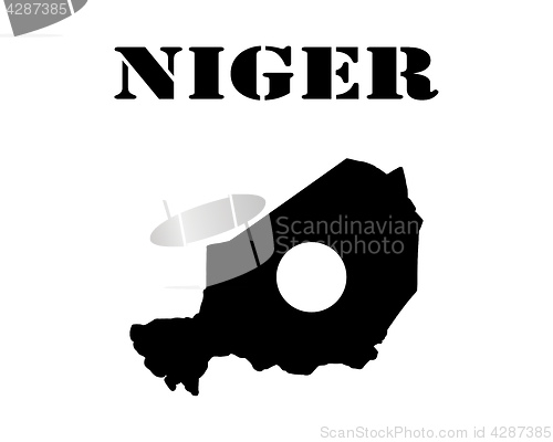 Image of Symbol of Isle of  Niger and map