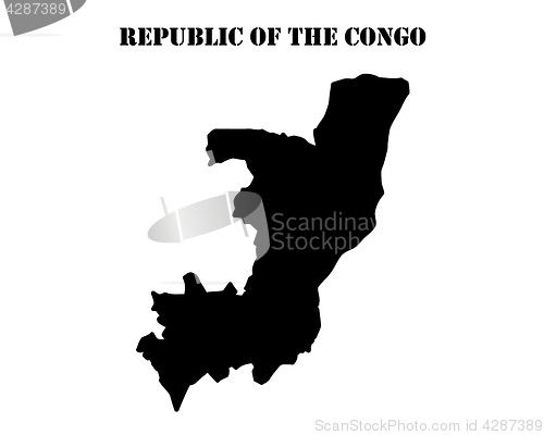 Image of Symbol of Isle of  Republic of the Congo and map