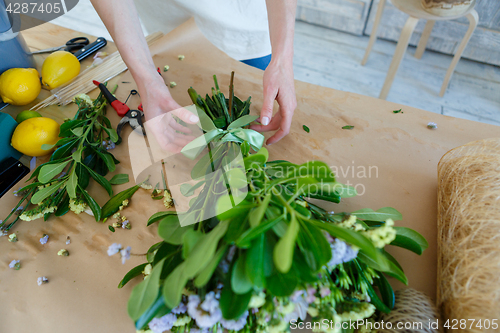 Image of Photo on top of florist