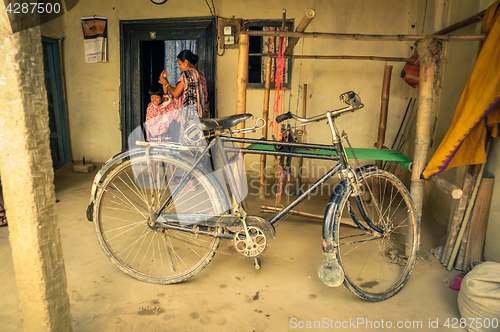 Image of Old bicycle in Bangladesh