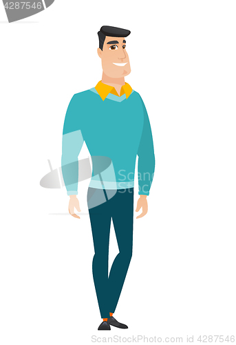 Image of Young caucasian confident businessman.
