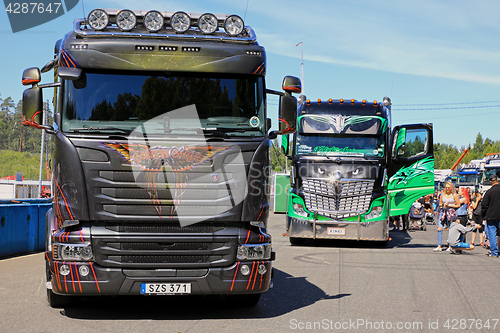 Image of Show Trucks on Display