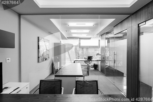 Image of Modern corporate office interior.