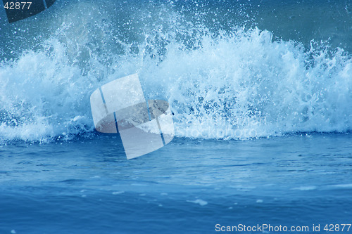Image of blue splash