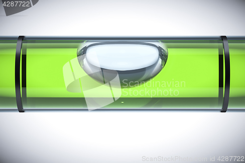 Image of green spirit level