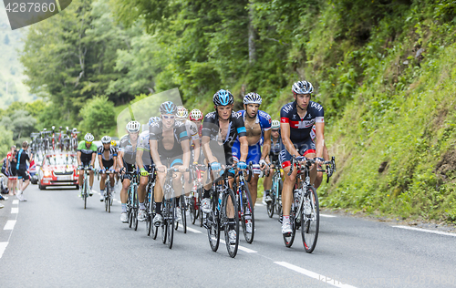 Image of The Peloton on Col du Tourmalet - Tour de France 2014