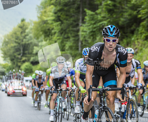 Image of Bernhard Eisel on Col du Tourmalet - Tour de France 2014