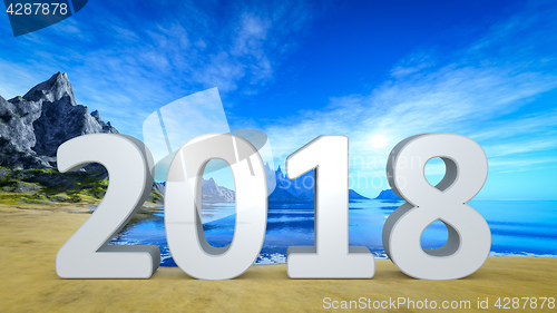 Image of beautiful beach 2018