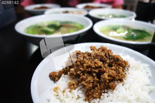 Image of Braised pork rice bowl