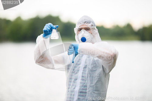 Image of Ecologist with raised finger down